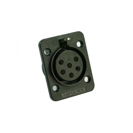 KV2 Audio AP-6-21 Złącze żeńskie 6 pin na panel